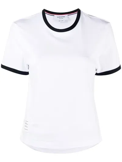 Thom Browne Cotton T Shirt In White