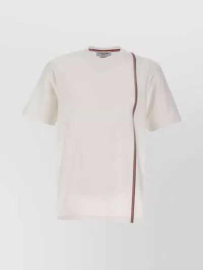 Thom Browne Cotton T-shirt In Neutrals