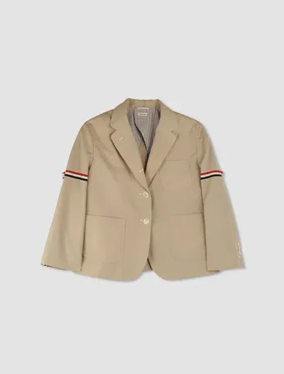 Thom Browne Cropped Sack Sports Coat In Green