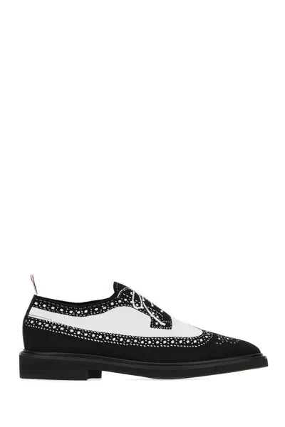 Thom Browne Embroidered Elastane Trompe Lâ Oeil Loafers In 980