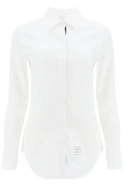 Thom Browne Cotton Poplin Shirt In White