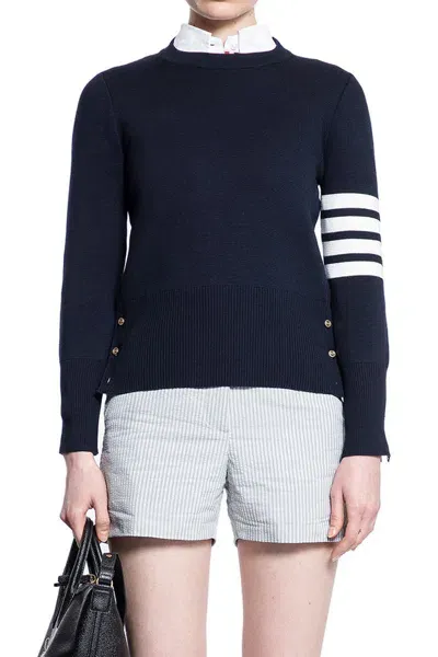 Thom Browne Knitwear In Blue