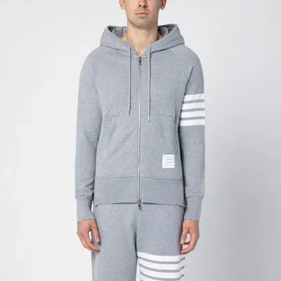 Thom Browne Light Grey Cotton Hoodie