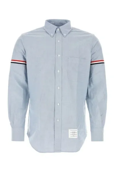 Thom Browne Camicia-4 Nd  Male In Blue