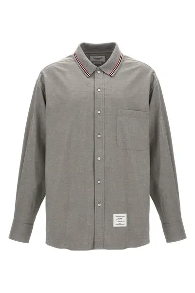 Thom Browne Rwb Shirt In Gray