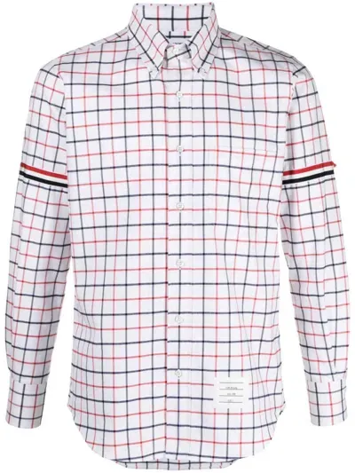 Thom Browne Tattersall-checked Cotton Shirt In Multicolour