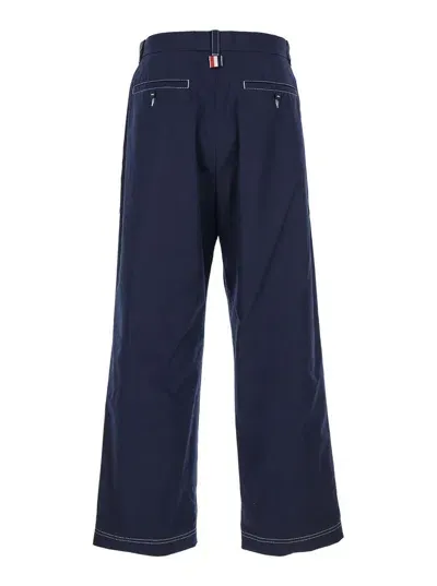 Thom Browne Pants In Navy