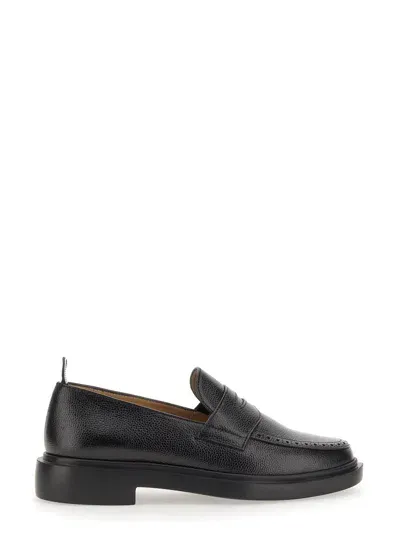 Thom Browne Penny Loafer In Black