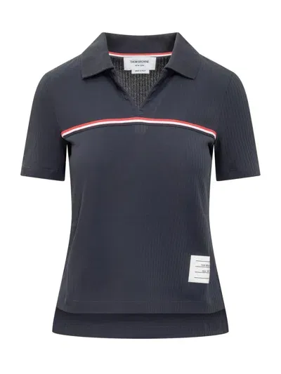 Thom Browne Polo In Blue