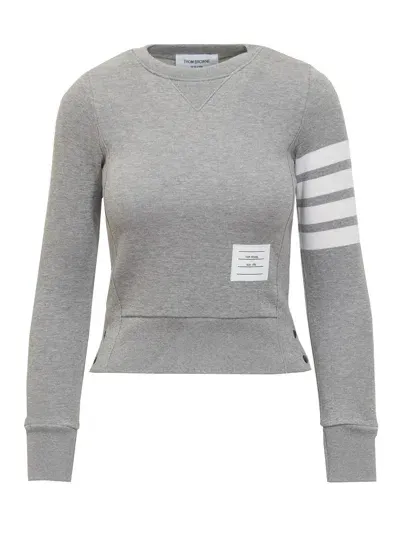 Thom Browne Pullover Seweatshirt In Grey