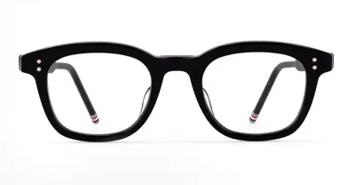 Thom Browne Rectangular - Shiny Black Rx Glasses