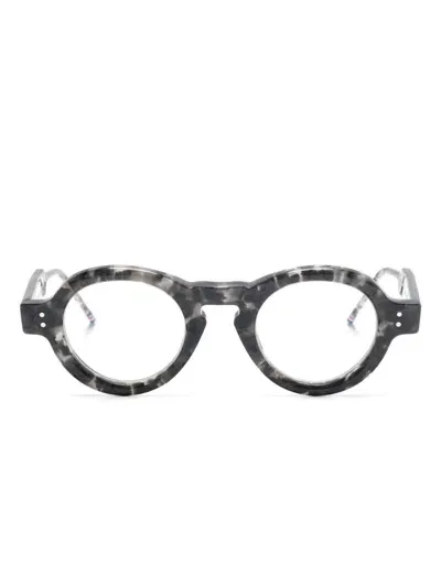 Thom Browne Round-frame Glasses In Multi