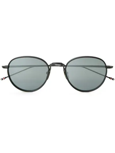 Thom Browne Round-frame Sunglasses In Green