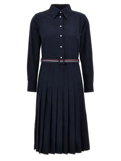 Thom Browne Rwb Dress In Blue