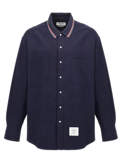 Thom Browne Rwb Shirt, Blouse In Blue