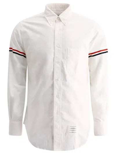 Thom Browne Classic White Cotton Shirt For Men