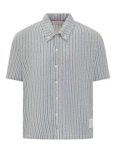 Thom Browne Rwb Striped Shirt In Multi