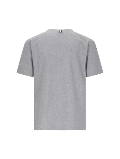 Thom Browne 'rwb' T-shirt In Gray