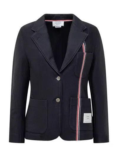 Thom Browne Sack Jacket In Blue