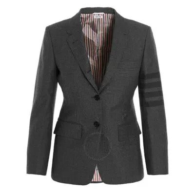 Thom Browne School Uniform 4-bar Sport Blazer In Grey