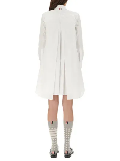 Thom Browne Shirt Dress In White