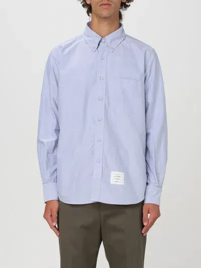 Thom Browne Shirt  Men Color Gnawed Blue In 浅蓝色