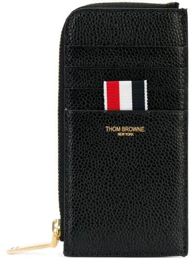 Thom Browne Small Leather Goods In Black