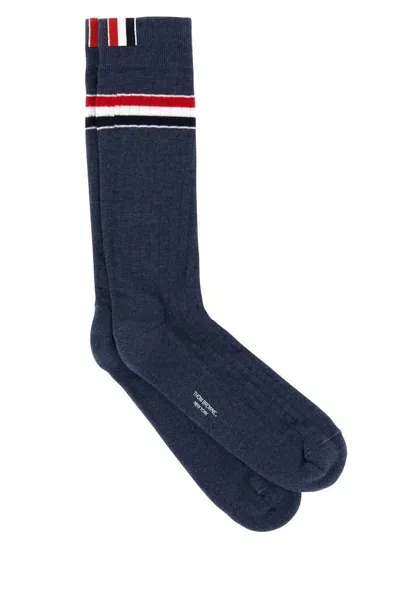 Thom Browne Socks In Darkblue