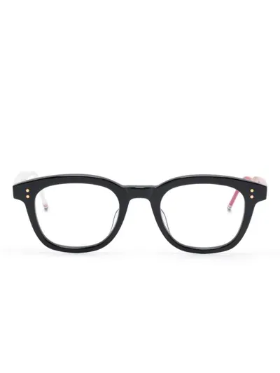 Thom Browne Brille Mit Eckigem Gestell In Rot