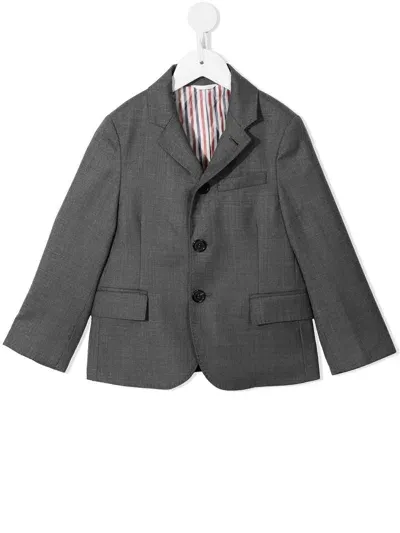 Thom Browne Super 120s Twill Blazer In Grey