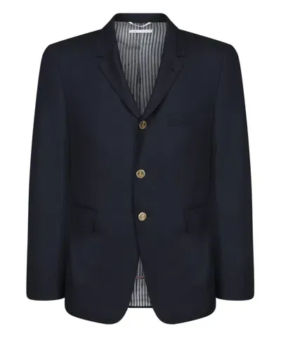 Thom Browne Blazer Jacket In Blue