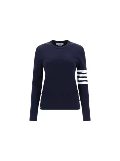 Thom Browne Sweatshirt In Blue