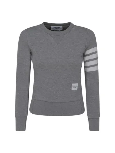 Thom Browne Sweatshirt In Lt Grey