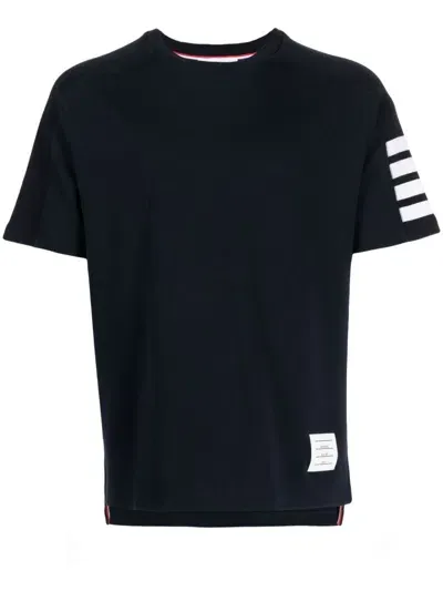 Thom Browne T-shirt In Navy