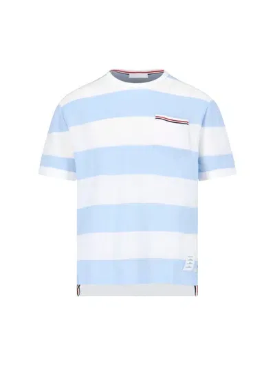 Thom Browne T-shirts And Polos In Blue