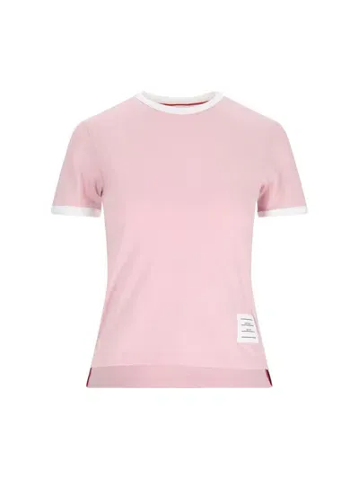 Thom Browne T-shirts And Polos In Pink