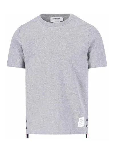 Thom Browne Tee In Grey