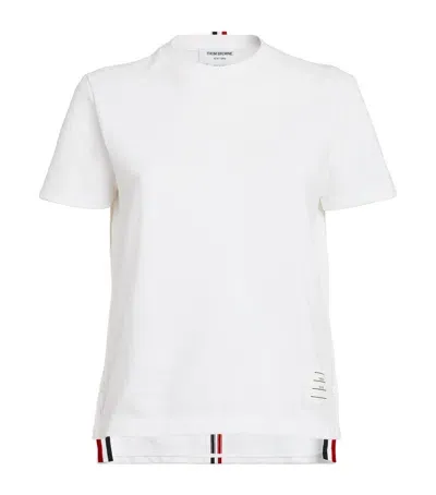 Thom Browne Tricolour T-shirt In White