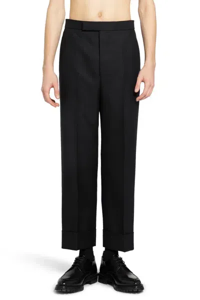 Thom Browne Trousers In Black