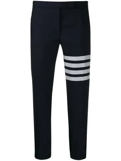 Thom Browne Trousers In Blue