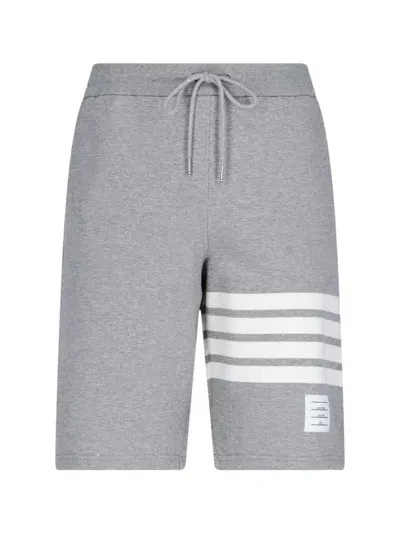 Thom Browne Trousers In Grey