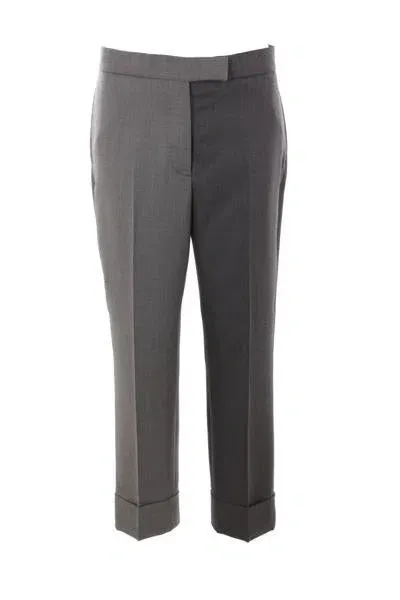 Thom Browne Trousers In Med Grey