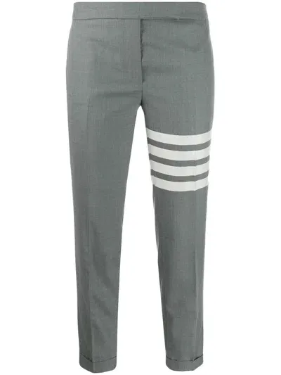 Thom Browne Trousers In Grey