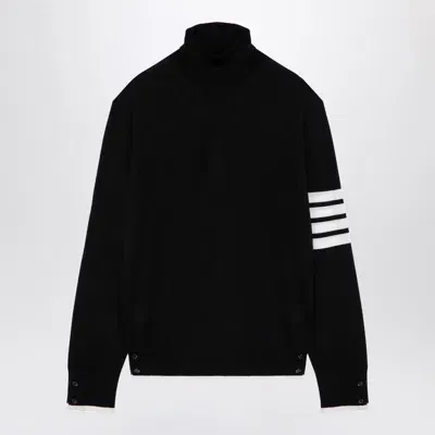 Thom Browne Turtleneck Sweater In Black