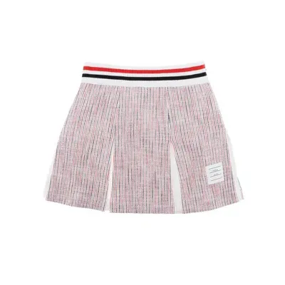 Thom Browne Tweed Mini Skirt In 960