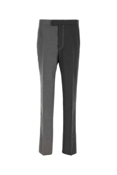 Thom Browne Two-tone Wool Pant In Multicolor