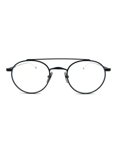 Thom Browne Ueo101a/g0001 Eyewear In 410 Dark Navy