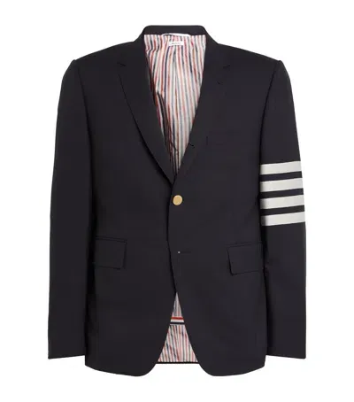 Thom Browne Wool -bar Stripe Blazer In Navy