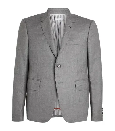 Thom Browne Wool Blazer In Grey