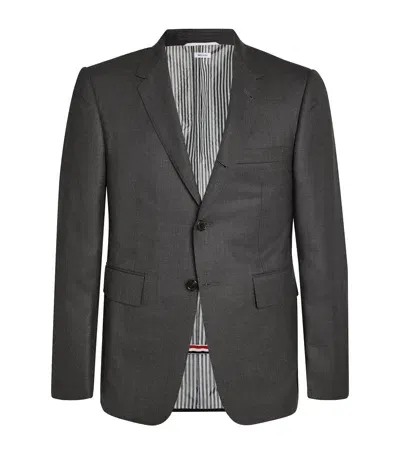 Thom Browne Wool Blazer In Grey